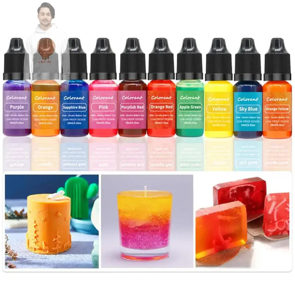 Concentrated Liquid Candle Dye Aromatherapy Candle Color Essence Soy Wax Dye For UV Resin Resin Pigment DIY Jewelry Making ARWELLNESS