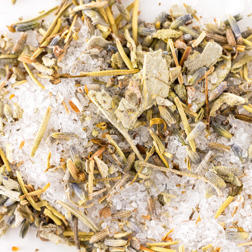 Herbal Soothing Bath and Foot Soak for Stress Relief with Lavender