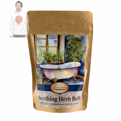 Herbal Soothing Bath and Foot Soak for Stress Relief with Lavender Birth Song Botanicals Co.
