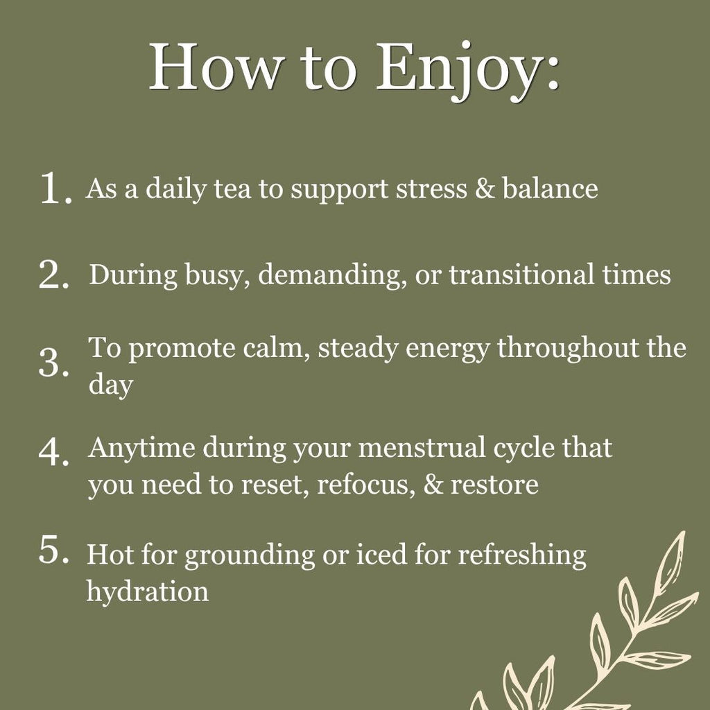 Woman's Balance Nourishing Ashwagandha Tea for Hormone Balance