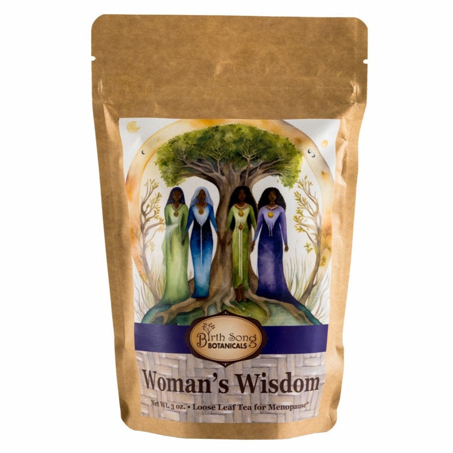 Woman's Wisdom Nourishing Herbal Menopause Tea for Hot Flashes with Tulsi
