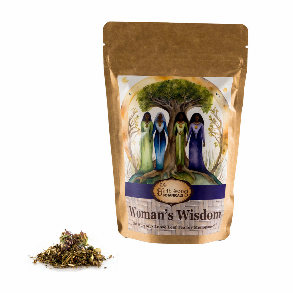 Woman's Wisdom Nourishing Herbal Menopause Tea for Hot Flashes with Tulsi