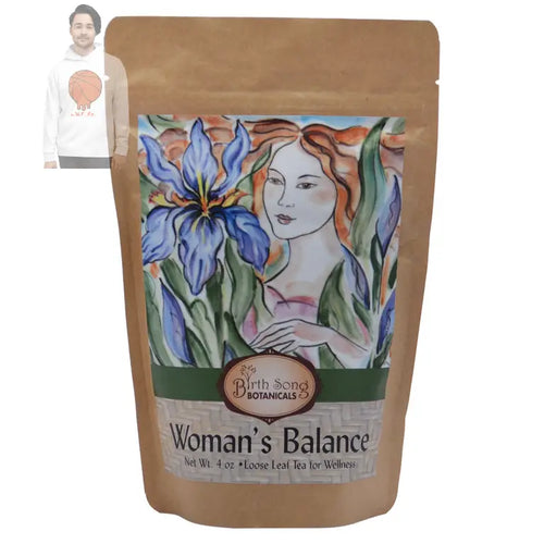 Woman's Balance Nourishing Ashwagandha Tea for Hormone Balance Birth Song Botanicals Co.