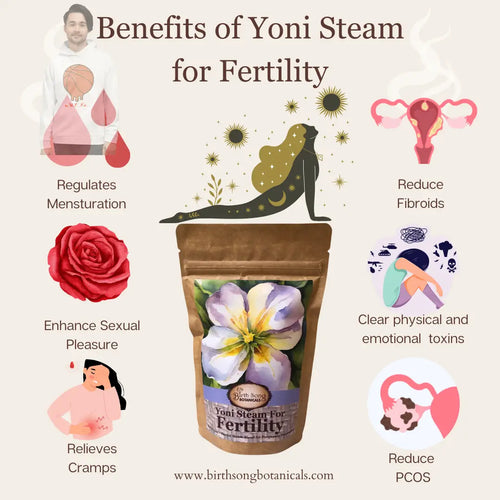 Yoni Steam Herbal Fertility Blend to Support Vaginal and Womb Health Birth Song Botanicals Co.