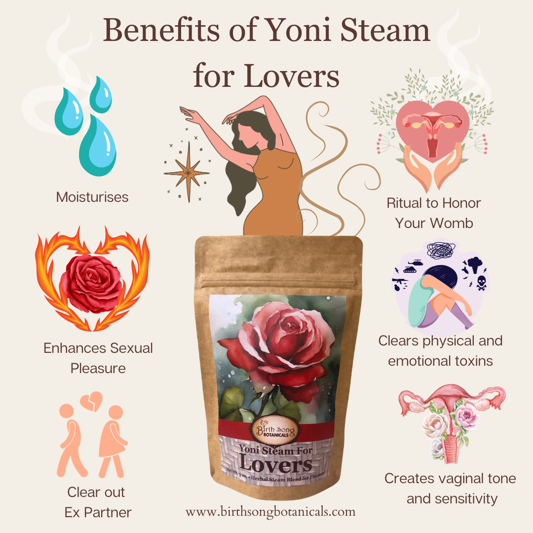 Yoni Steam for Lovers to Support Healthy Sensuality and Womb Love
