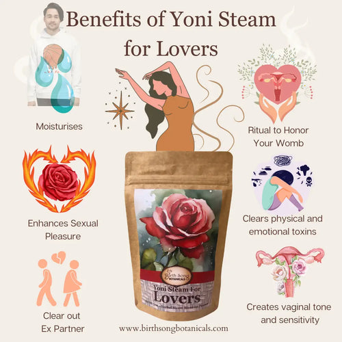 Yoni Steam for Lovers to Support Healthy Sensuality and Womb Love Birth Song Botanicals Co.