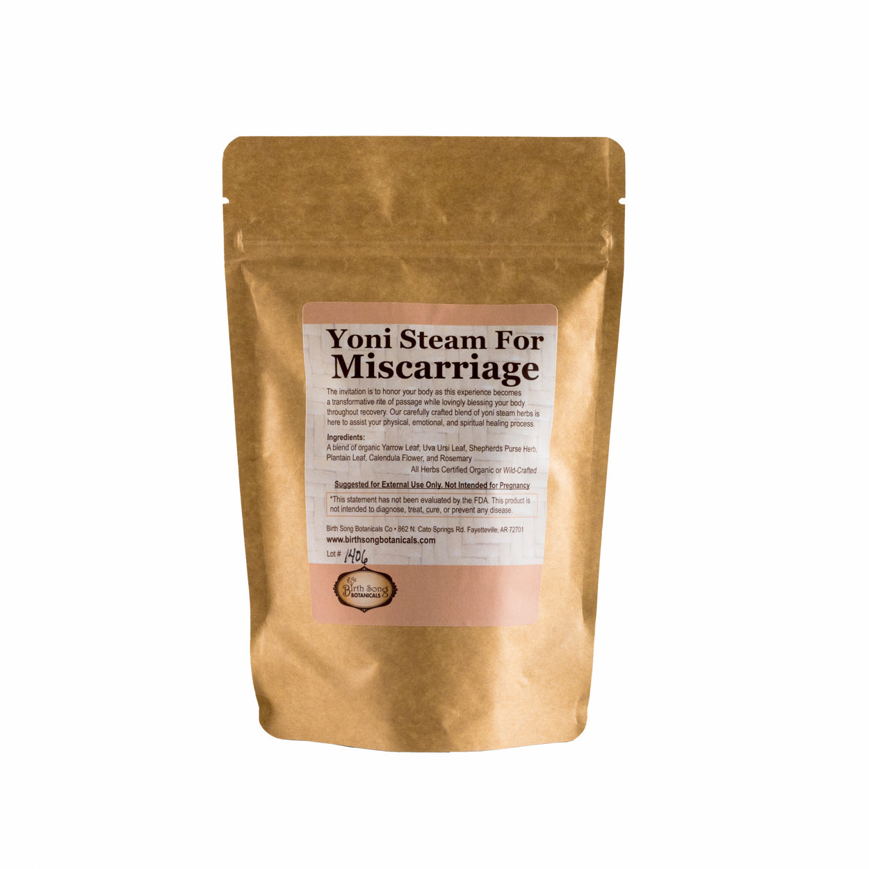 Yoni Steam Herbal Blend for Miscarriage Recovery