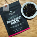 Black Metallic - Violet Elderberry Black Tea August Uncommon Tea