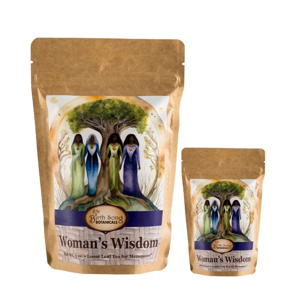 Woman's Wisdom Nourishing Herbal Menopause Tea for Hot Flashes with Tulsi